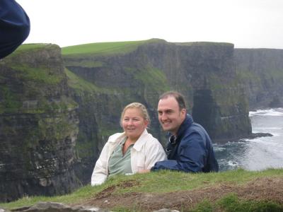 59. Will and Michelle Cliffs of Moher.JPG