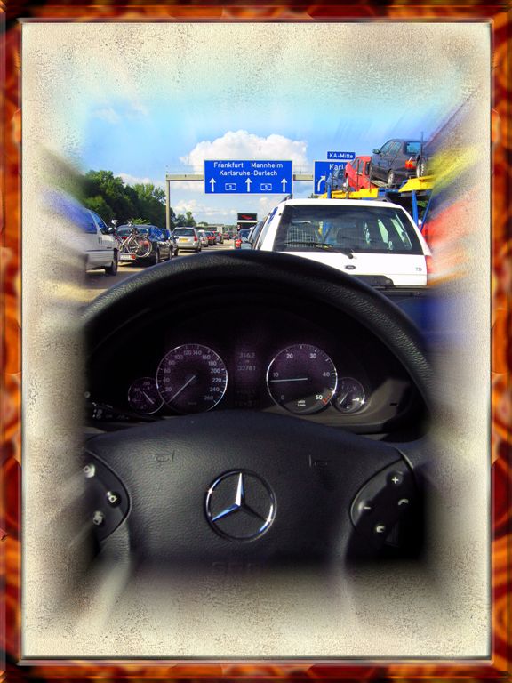 0 Km/Hour on Autobahn, Germany