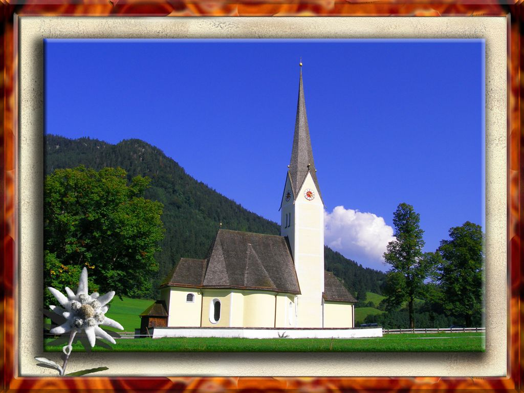 Falling Church in Schliersee, Bayern