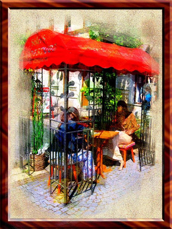 Cafe Advertisement,- Very Original, Baden, Austria