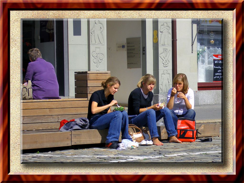 Somethings Wrong With Lunch... Students In Vienna, Austria