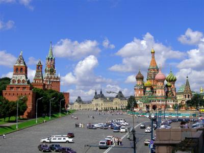 View of Red Square and Kremlin