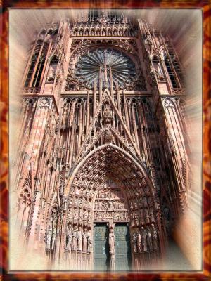 Eternal Wonder of Strasburg's Cathedral, France