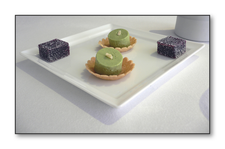 BAVAROIS OF BASIL, BEETROOT JELLY