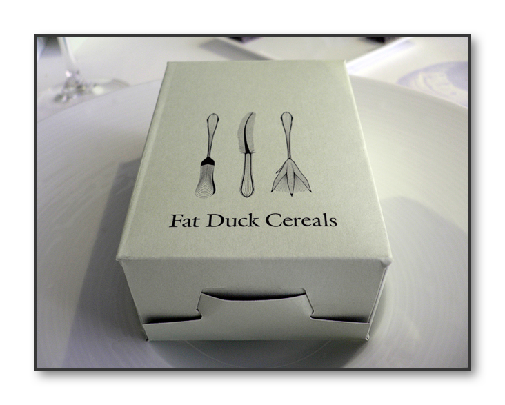 FAT DUCK CEREALS