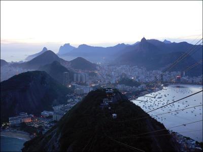 Rio de Janeiro, from the top of Sugarloaf