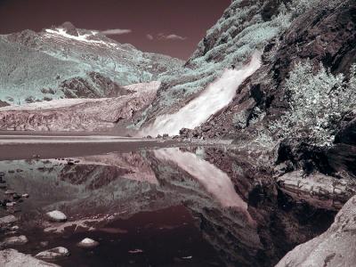 Nugget Falls & Mendenhall Glacier