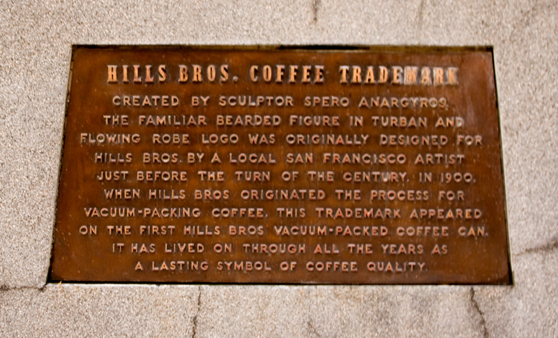 Hills Bros Coffee Plaque