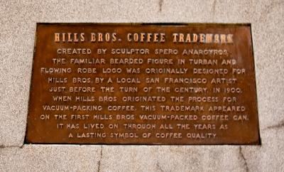 Hills Bros Coffee Plaque
