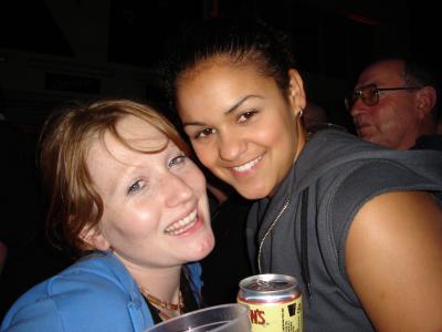 Nicola & Janine supporting the Lions....jpg