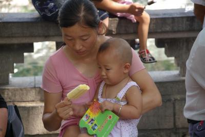 Popsicle on a hot day in Jinan