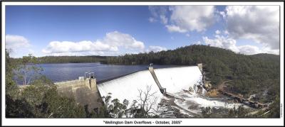 Wellington Dam Overflows - October 2005