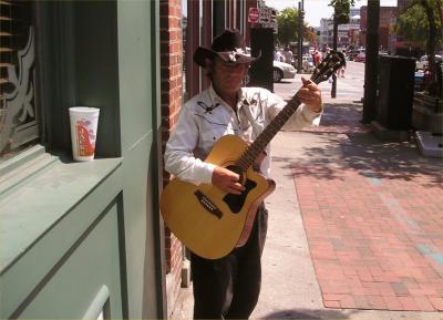 Nashville street musician