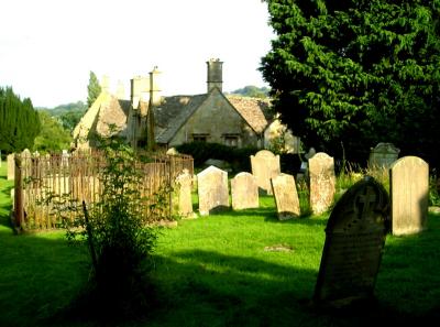 Country graveyard in Blockley