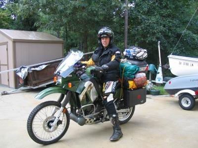 Motorcycle touring Labrador 2004