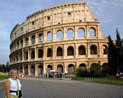 Sheila at Colosseum