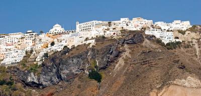 Santorini on Top of Hill