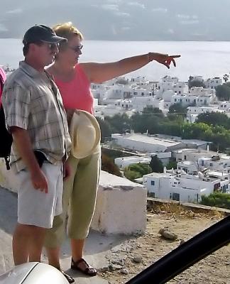 Jim & Lona at Mykonos