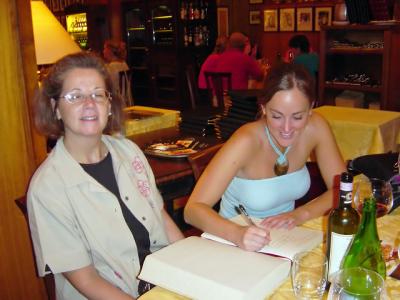 Mary Jo & Sara - Alfredo's