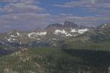 Minarets from Minaret Summit - Mammoth Mountain