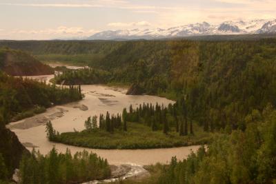 Train from Denali to Anchorage  1075