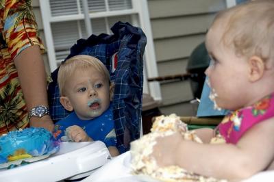 is she gonna eat the WHOLE cake?