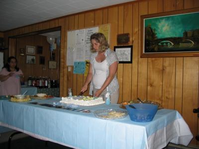 Cutting of the cake