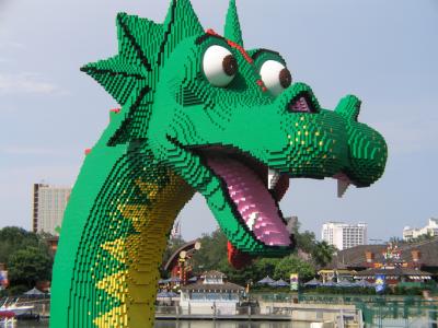 Lego Dragon at Disney World Shops