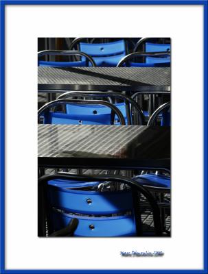 Blue chairs, Puerto de Santa Maria