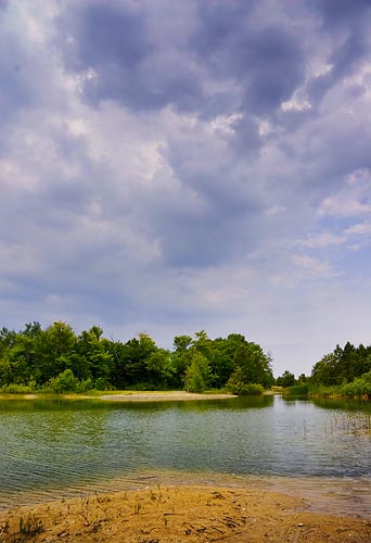 Clouds Brewing Over the Pond 13546