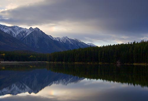 Johnson Lake at Sunrise 17450