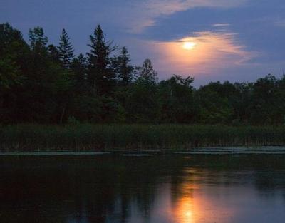 Moon Over the Scugog River2