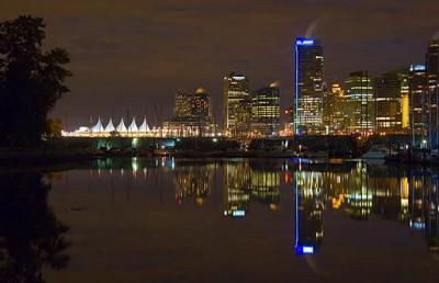 Vancouver Skyline at Night 19214