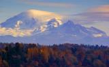 Clouds Blowing Off Mount Baker 19685