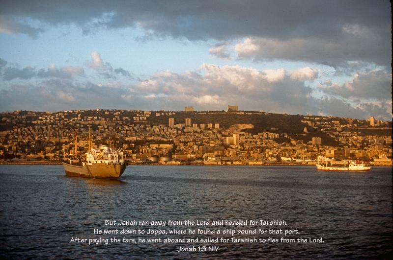 Early Morning - at Anchor off Haifa, Israel - Jonah 1
