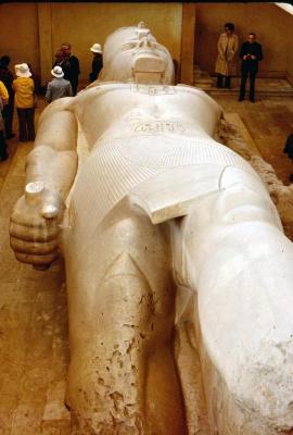 Long Buried Statue of Pharaoh Ramsis II