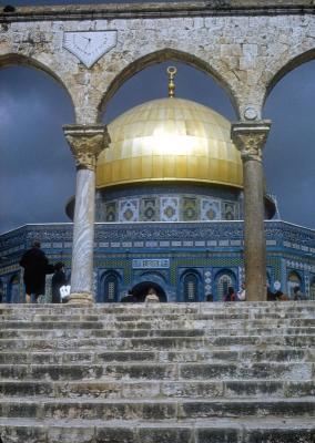 The Mosque of Omar or Dome of the Rock - A Shrine Sacred to Muslims