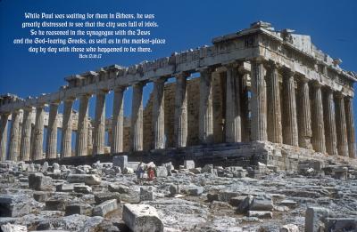 Parthenon on the Acropolis in Athens, Greece - Acts 17