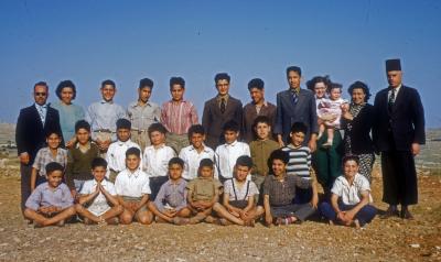 Boys of the Ramallah Home with Supervisors - 1952