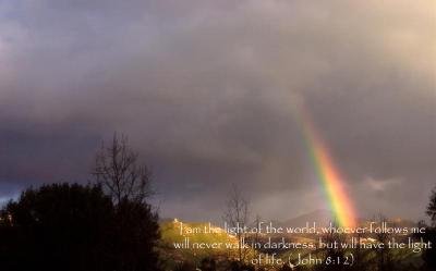 Rainbow and Christs Assurance - Photographed and Created by Andrew Grupp