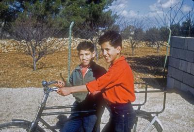 Omar and Rajah with Home Bike