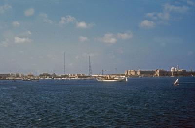 The Egyptian Royal Yacht in Alexandria Harbor