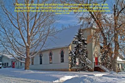 Church with the Red Door - St. George's Episcopal Church - Le Mars, IA - Colossians 3