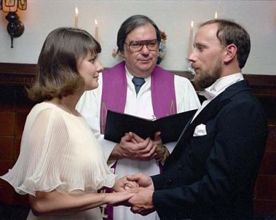 Bob Celebrates the Marriage of Eric & Mona Grupp in Minnesota - Photo Contributed
