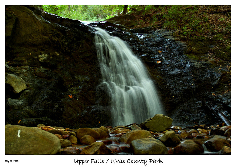 The Upper Falls of Uvas County Park