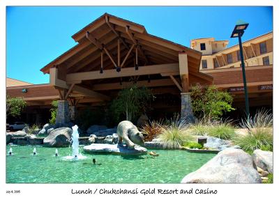 Lunch at Chukchansi Gold Resort and Casino