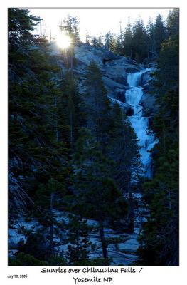 Sunrise over the Falls