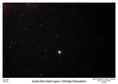Double Stars In Beta Cygnus