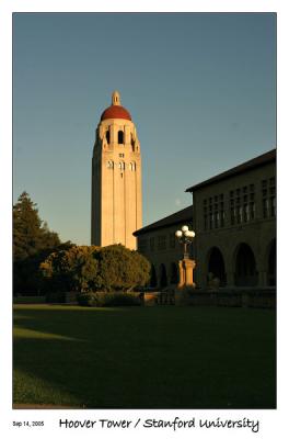 Hoover Tower at Stanford University