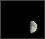Moon and Jupiter in a close encounter
